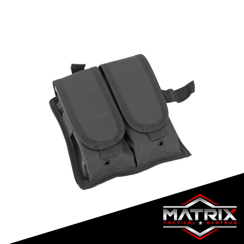 Matrix Special Force Cross Draw Tactical Vest w/ Built In Holster & Mag Pouches (Color: Black)