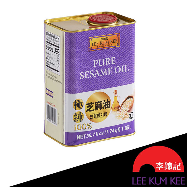 Lee Kum Kee 1.65 Liter Premium Pure Sesame Oil - 10/Case