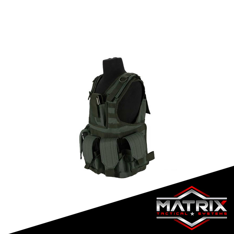 Matrix Tactical Systems Junior Size CIRAS Tactical Vest (Color: OD Green)