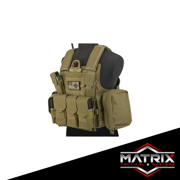 Matrix USMC Style C.I.R.A.S. Type Force Recon Tactical Vest (Color: Desert Tan)