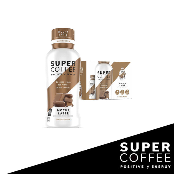 Super Coffee, Iced Keto Coffee (0g Added Sugar, 10g Protein, 80 Calories)
