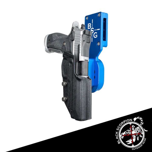 Pro Heavy Duty Competition Holster - Blue on Black Series