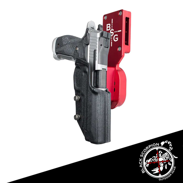 Pro Heavy Duty Competition Holster - Red on Black Series