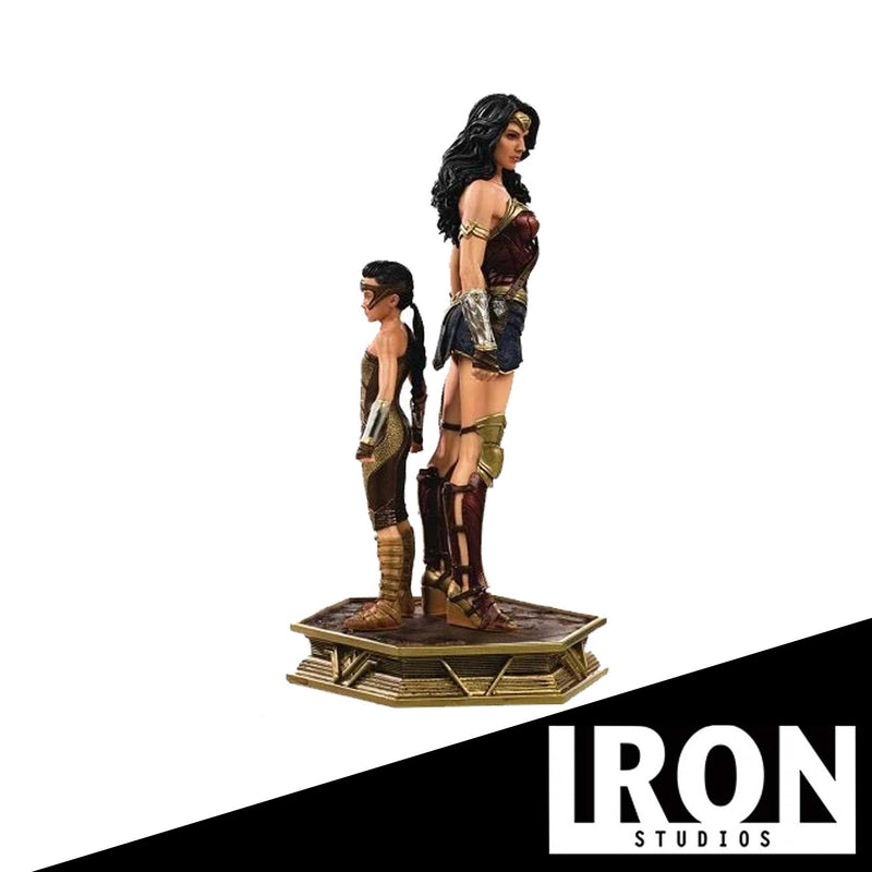 DC WW84 Wonder Woman & Young Diana Deluxe Art Scale 1/10 Statue