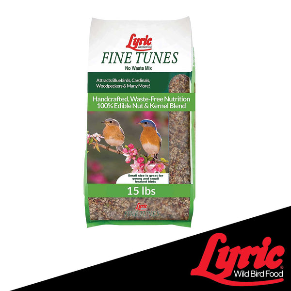 Fine Tunes Wild Bird Seed, No Waste Bird Food Mix, 15 lb. Bag